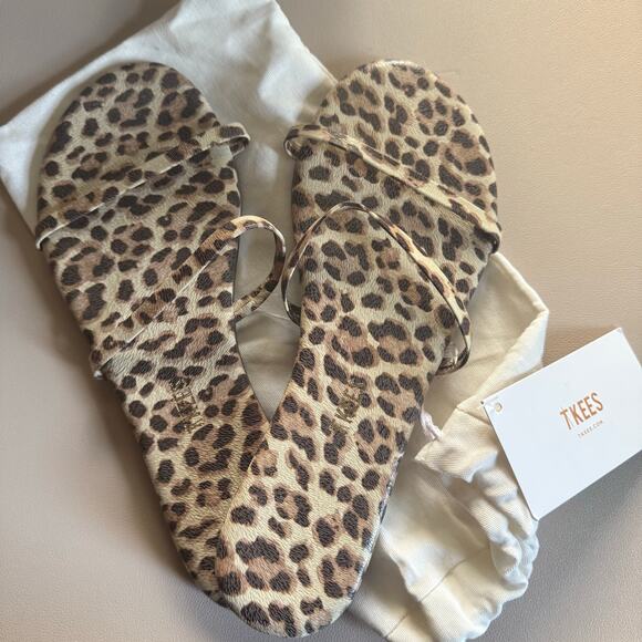 Teeks x Madewell Gemma Leopard Sandal Size 8 - New With Tags - Picture 7 of 16